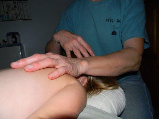 Gentle massage for children