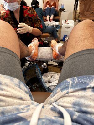 Deluxe pedicure