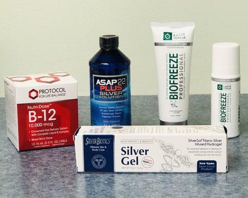 Well Sell: Biofreeze B-12 "shots" Silver Solution & Gel