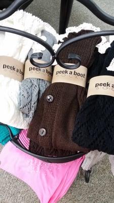 Adorable boot socks! Get your own pair at Simple to Superb!