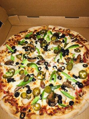 Vegetarian pizza