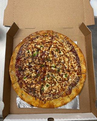 Bbq chicken pizza