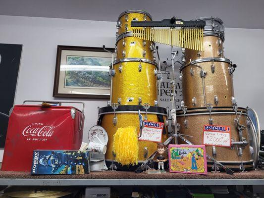 Stumpy's  Pawn Shop Likes to Buy and Sell Vintage Band Instruments. Stop by or