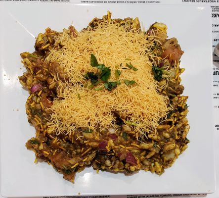 Bhel Puri Chaat at Bombay Kitchen