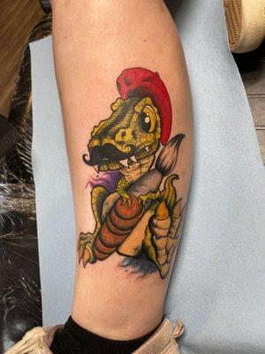 Cover up tattoo done by Chase Fuller