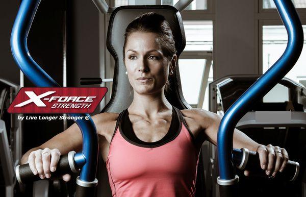 X-force is the most advanced strength training equipment.