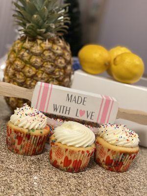 Each and every cupcake is made with love!!