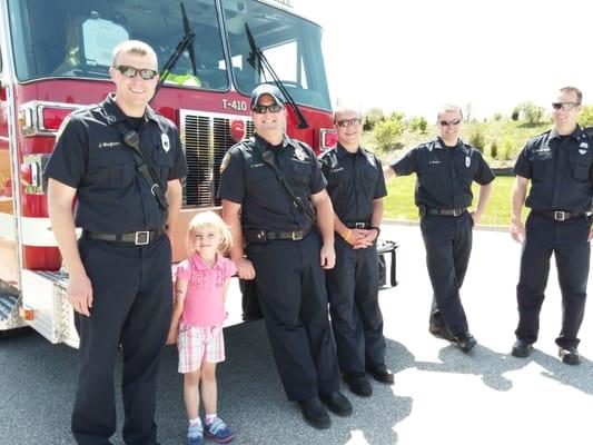 Central Campbell Fire Department at the Crossroads Elementary School Carnival.