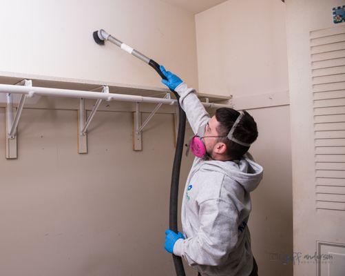 Mold Remediation - HEPA Vacuuming