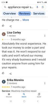 Other reviews