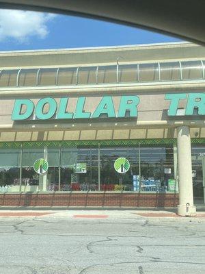 Entrance to store from parking lot.