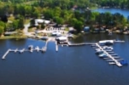 Arial View of Buffalo Creek Marina, Lake Murray South Carolina