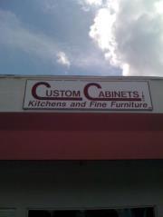 Custom Cabinets Storefront