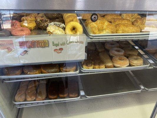 Variety of donuts