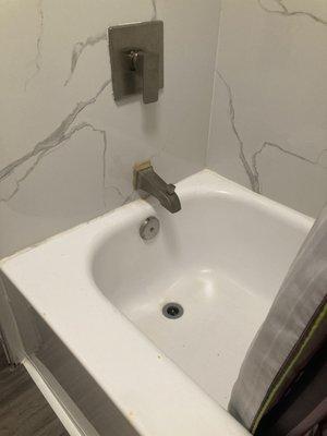 Remodel didn't include bathtub