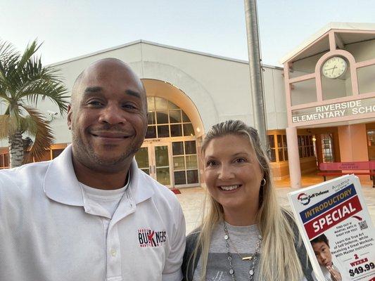 Master Buckner Sponsoring Riverside Elementary for the Back to School Breakfast