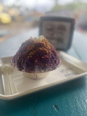 our delicious ube korean shave ice