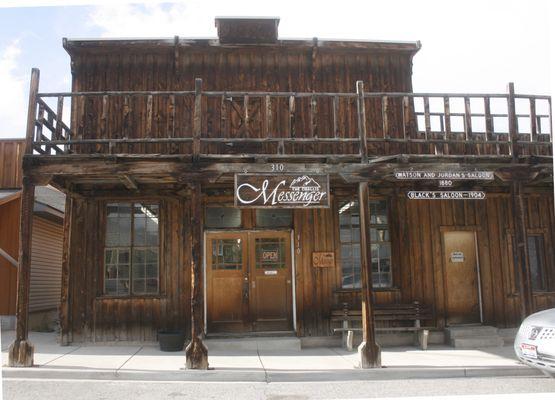 The Challis Messenger office building. 310 Main. Challis, Idaho. Weekly newspaper publishes on Thursdays.