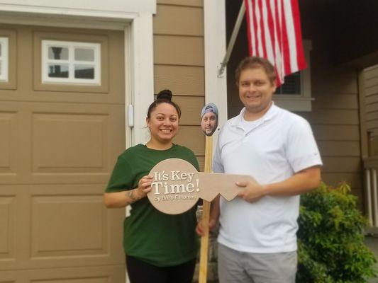 Congratulation on the closing of your New Home; Chantelle ,Cameron and Kevin!