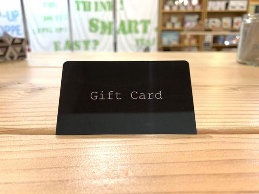 Gift cards available.