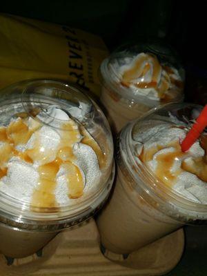 Caramel frappe my favorite!