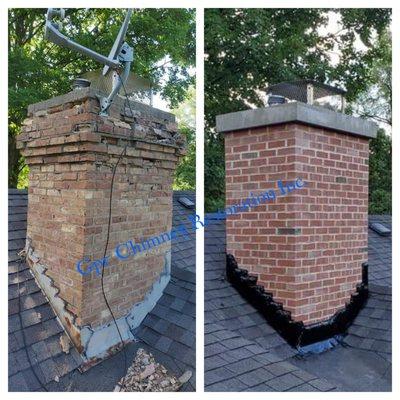 Chimney rebuild