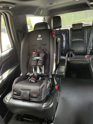 car seat available at all times