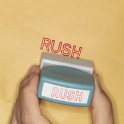 We specialize in Rush and Sameday Delivery.