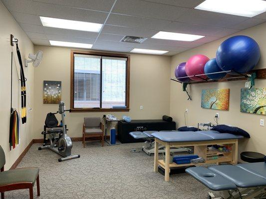 One of several treatment spaces in our clinic.