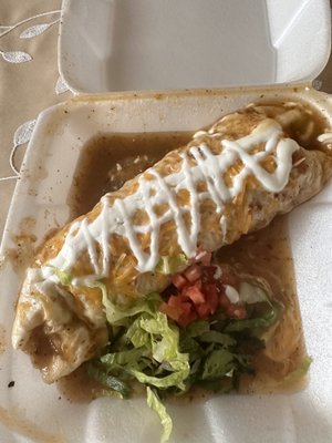 Smothered burrito supreme