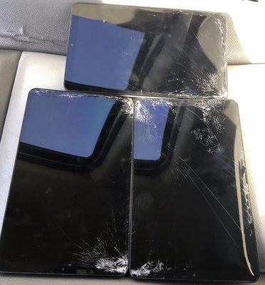 Shattered screens