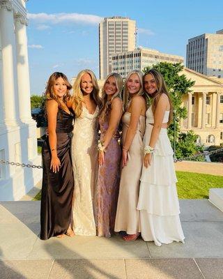 Prom gowns alterations by fashion designer Maliah