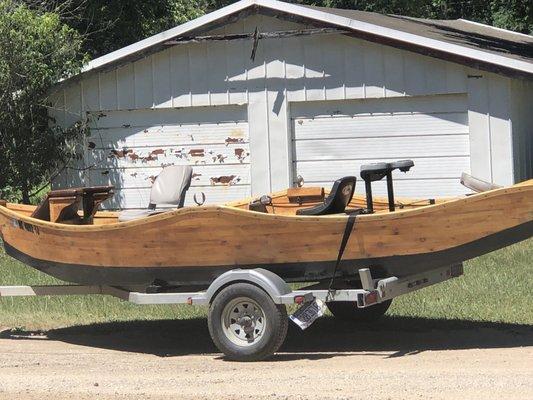 Wood guide boats