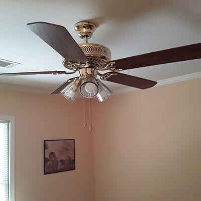 Ceiling fan installations