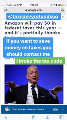 We broke the TAX CODE!!