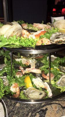 Seafood tower for 2 is $60! :-)