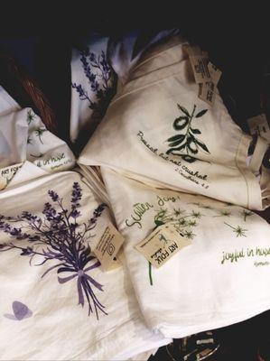 Handcrafted tea towels