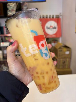 Mango milk tea IG @nycfoodiebb