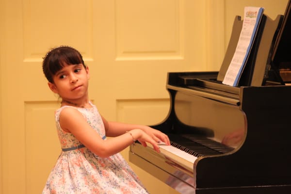 Our talented student Elizabeth L. performing at our Ames Concert Hall