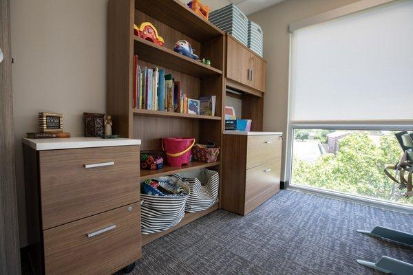 Speech therapy room at Hearts for Hearing's Tulsa clinic.