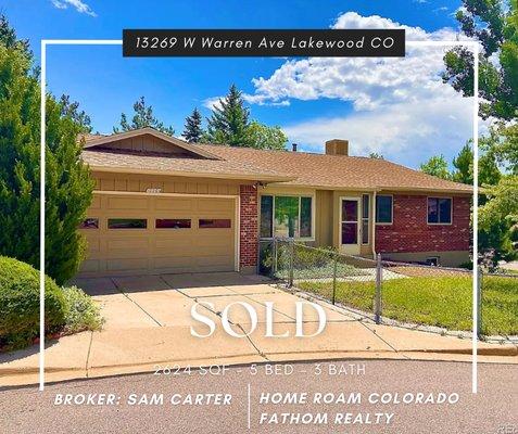 Sold in Lakewood!