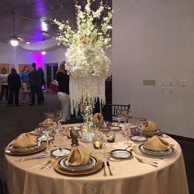 Bridal show display