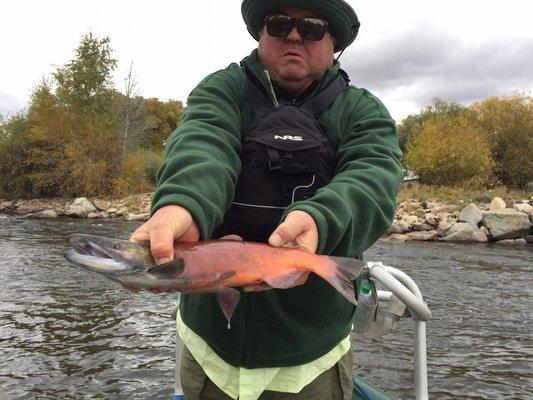 Salmon ! Brandon was a great guide !