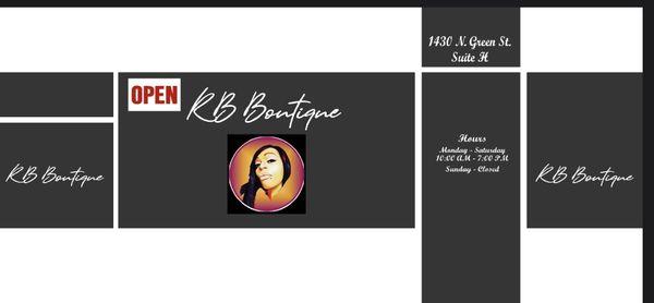 KB Boutique where you will find the hottest trends and fashions 
We also offer service Estheticians stylist make up artist and braider!!!