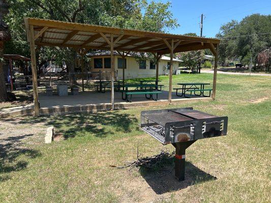 Covered picnic area