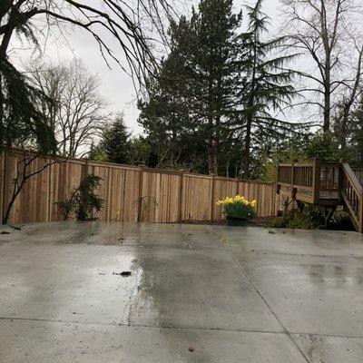 Fence Install in Renton Wa