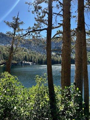 Lake George. My favorite hike, it's easy and under 1 mile. From parking you pass campground seeing Lake George immediately.