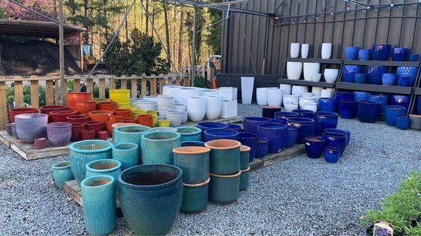 Beautiful pottery and containers