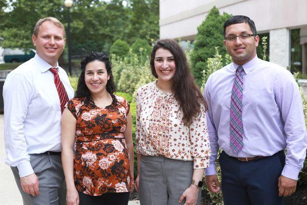 Drs Allafi, Saba, Emad, and Aziz from left to right