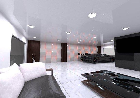 Interior Designing work for a Car Dealership in Chino Hills.